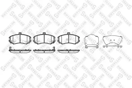 Комплект тормозных колодок, дисковый тормоз STELLOX купить